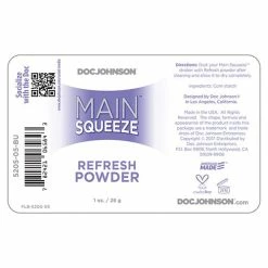 Doc Johnson Main Squeeze Refresh Powder - 1 Oz.