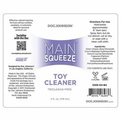 Doc Johnson Main Squeeze Toy Cleaner - 4 Oz.
