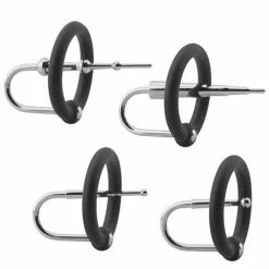 Doc Johnson Kink Ring & Plug Set Cock Accessory - Black