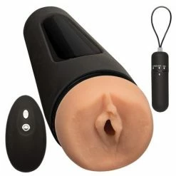 Doc Johnson Main Squeeze Original Vibro Pussy - Flesh