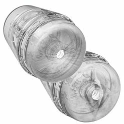 Doc Johnson Main Squeeze Pop Off Optix - Crystal Pussy & Ass