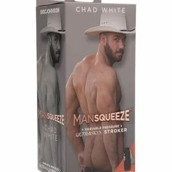 Doc Johnson Man Squeeze Ultraskyn Ass Stroker - Chad White Penis Toys