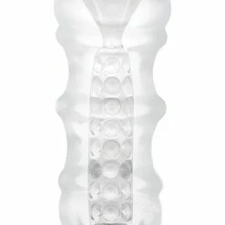 Doc Johnson Mood Ultraskyn Massage Beads Stroker - Frost