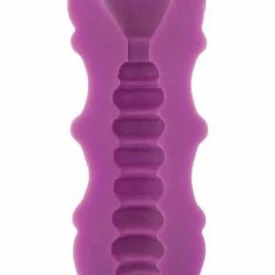 Doc Johnson Mood Ultraskyn Thick Ribbed Stroker - Purple Penis Toys