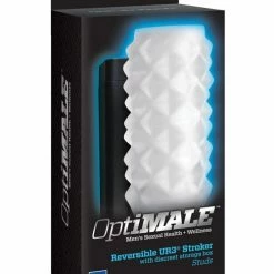 Doc Johnson OptiMALE 2 Way Strokers Studs- Clear