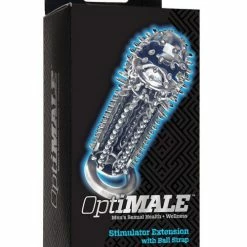 Doc Johnson OptiMALE Stimulator Extension - Clear