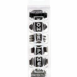 Doc Johnson Penis Toys Tower Of Power Cock Rings - Black Pack Of 6