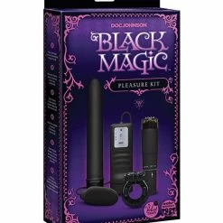 Doc Johnson Black Magic Pleasure Kit - Black Vibrators
