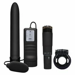 Doc Johnson Black Magic Pleasure Kit - Black Vibrators