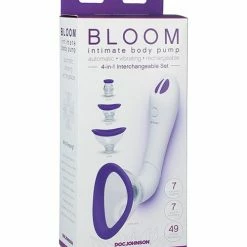 Doc Johnson Vibrators Bloom Intimate Body Automatic Vibrating Rechargeable Pump