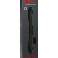 Doc Johnson Kink Dual Flex Silicone Vibrator With Wireless Remote - Black