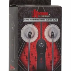 Doc Johnson Vibrators Kink Swell Auto Nipple Sucker Cups - Black
