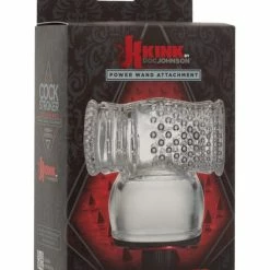 Doc Johnson Kink Wand Cock Stroker Attachment - Clear