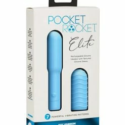 Doc Johnson Pocket Rocket Elite Rechargeable With Removable Sleeve