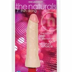 Doc Johnson Vibrators The Naturals Thin Vibe - Flesh