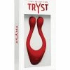 Doc Johnson Tryst Bendable Multi Zone Massager Limited Edition - Red Vibrators
