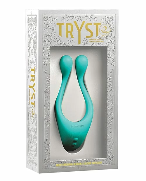 Doc Johnson Vibrators Tryst V2 Bendable Multi Zone Massager With Remote