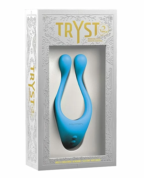 Doc Johnson Vibrators Tryst V2 Bendable Multi Zone Massager With Remote