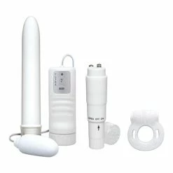 Doc Johnson White Nights Pleasure Kit - White Vibrators