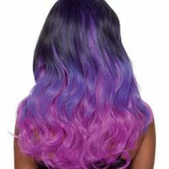 Dreamgirl International Faux Ombre Layered Adjustable Wig - Purple Lingerie