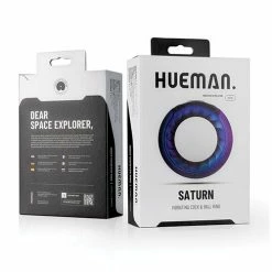 Penis Toys Hueman Saturn Vibrating Cock-ball Ring - Purple