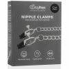 EDC Easy Toys Big Nipple Clamps With Chain - Silver Kink & BDSM