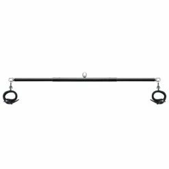 EDC Kink & BDSM Easy Toys Expander Spreader Bar & Cuffs Set - Silver