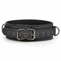 EDC Kink & BDSM Easy Toys Fetish Collar With Leash - Black