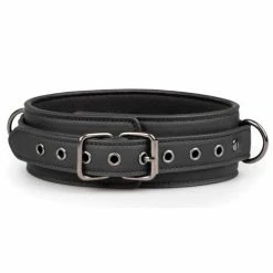 EDC Easy Toys Fetish Set With Collar, Ankle & Wrist Cuffs - Black