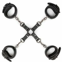 EDC Kink & BDSM Easy Toys Hogtie With Hand & Anklecuffs - Black