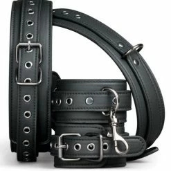 EDC Kink & BDSM Easy Toys Thigh & Wrist Cuff Set - Black