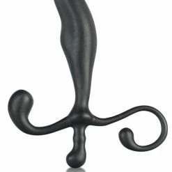 Electric Eel Blue Line C&B 5" Male P-Spot Massager - Black