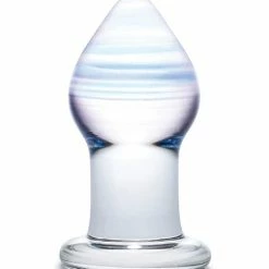 Electric Eel Glas Amethyst Rain Glass Butt Plug Anal Toys