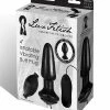 Electric Eel Lux Fetish 4" Inflatable Vibrating Butt Plug
