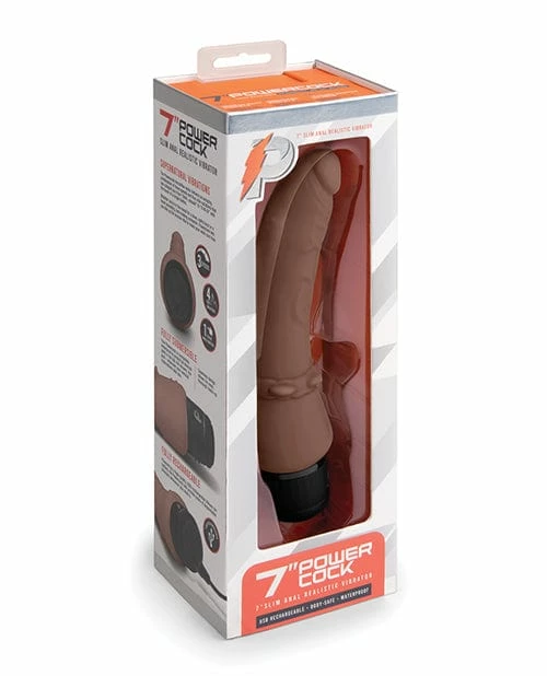 Electric Eel Powercocks 7" Slim Anal Realistic Vibrator