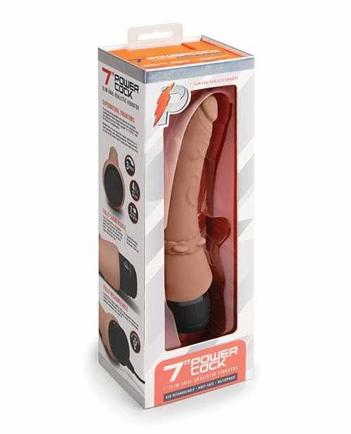 Electric Eel Powercocks 7" Slim Anal Realistic Vibrator