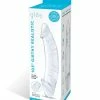 Electric Eel Glas 10.5" Realistic Girthy Glass Double Dong - Clear Dildos