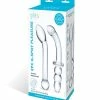 Electric Eel Glas 2 Piece G-Spot Pleasure Glass Dildo Set - Clear