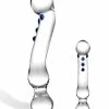 Electric Eel Glas 6" Curved G-Spot Glass Dildo
