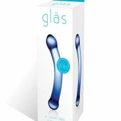 Electric Eel Glas 6" Curved G-Spot Glass Dildo