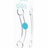 Electric Eel Glas 7" Curved Glass G Spot Stimulator - Clear