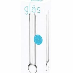 Electric Eel Dildos Glas 7" Straight Glass Dildo - Clear