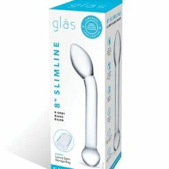 Electric Eel Glas 8" Slimline G-Spot Glass Dildo Dildos