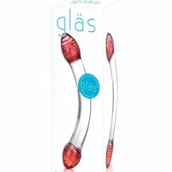 Electric Eel Glas Red Head Double Glass Dildo