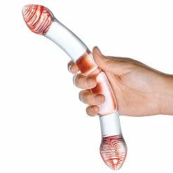 Electric Eel Glas Red Head Double Glass Dildo