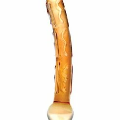 Electric Eel Glas Tickler Dildo - Orange