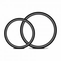 Electric Eel Lux Fetish Diamond Velvet Strap-on Corset - Black