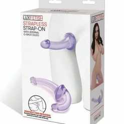 Electric Eel Dildos Lux Fetish Strapless Strap On - Purple