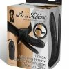 Electric Eel Lux Fetish Unisex Vibrating Hollow Double Penetration Strap On Dildo