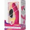 Electric Eel Pegasus 6" Rechargeable Ripple Peg With Adjustable Harness & Remote - Pink